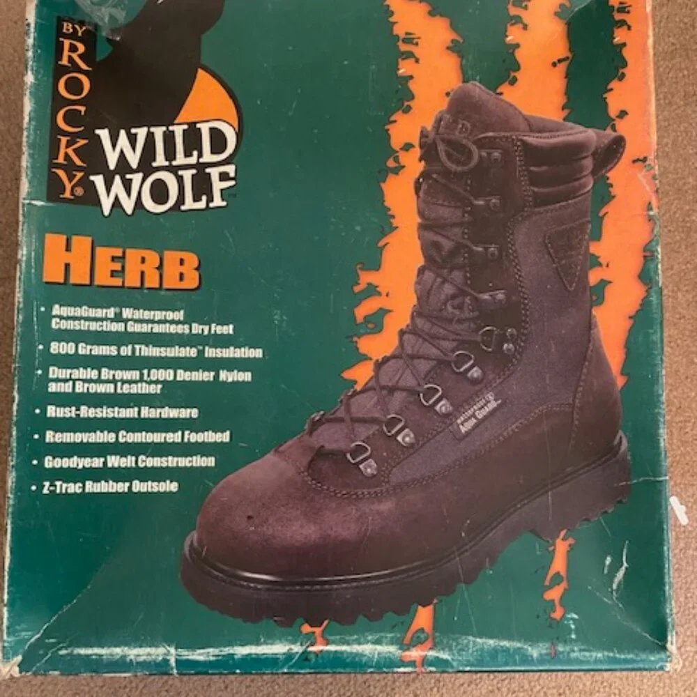 Mem's Wild Wolf by Rocky Brown Herb boots - Picture 3 of 15